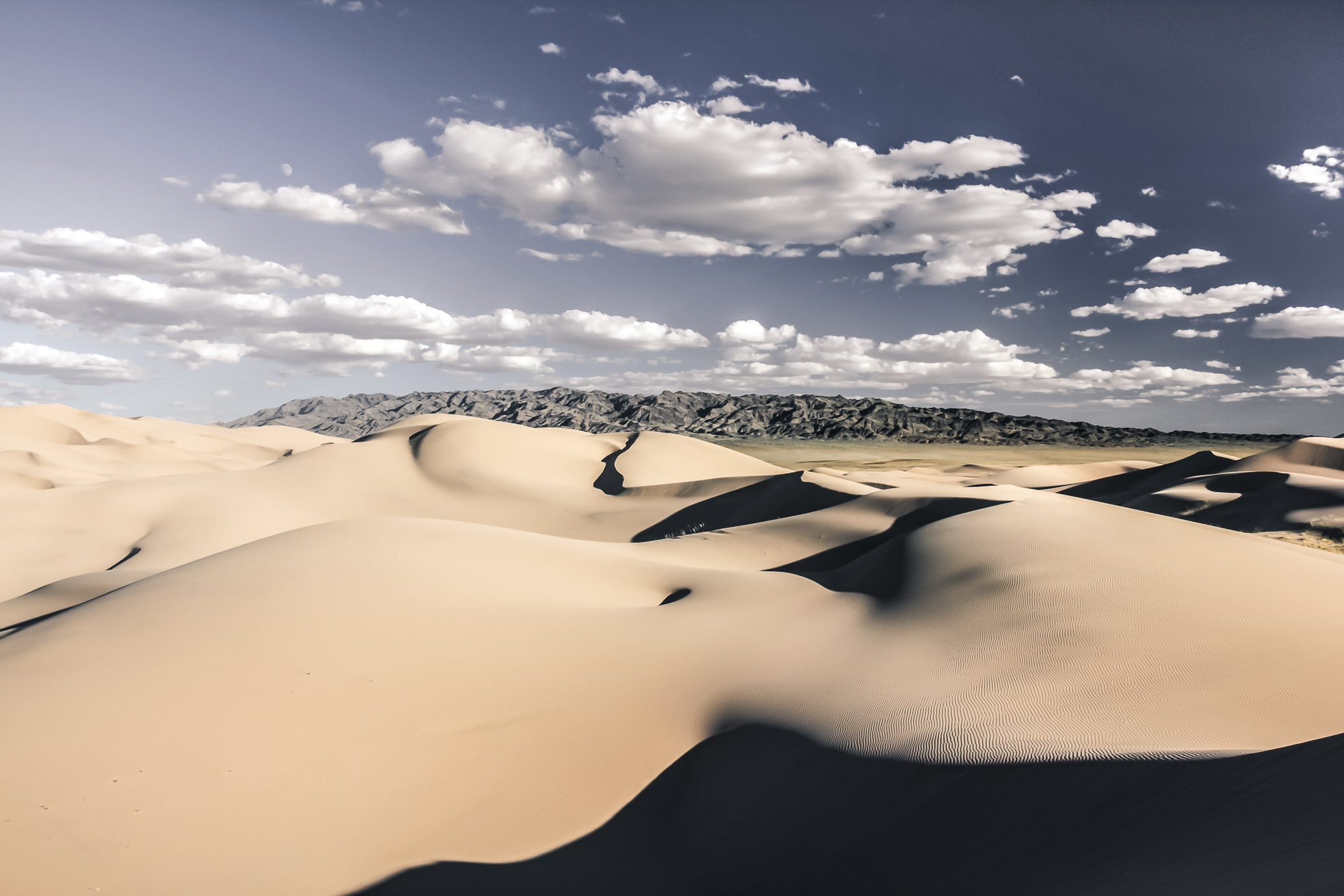 Le magnifiques dunes du désert de Gobi en Mongolie