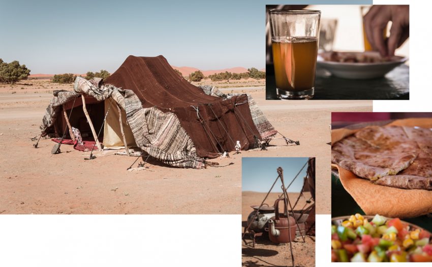 Tente berbère au Maroc